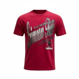 Vintage Alabama Crimson Tide Football T Shirt Large Red Graphic Tee Men‎